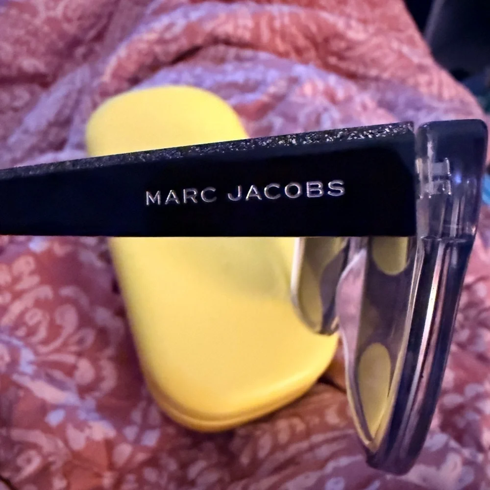 Marc Jacobs Transparent Sunglasses with Dark Lenses NWOT